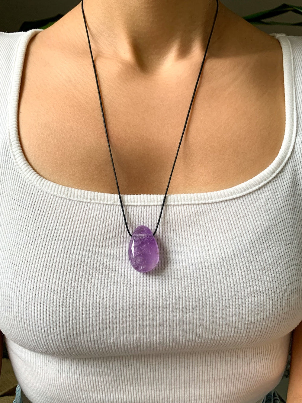 Amethyst Anhänger Oval - SoulGlow