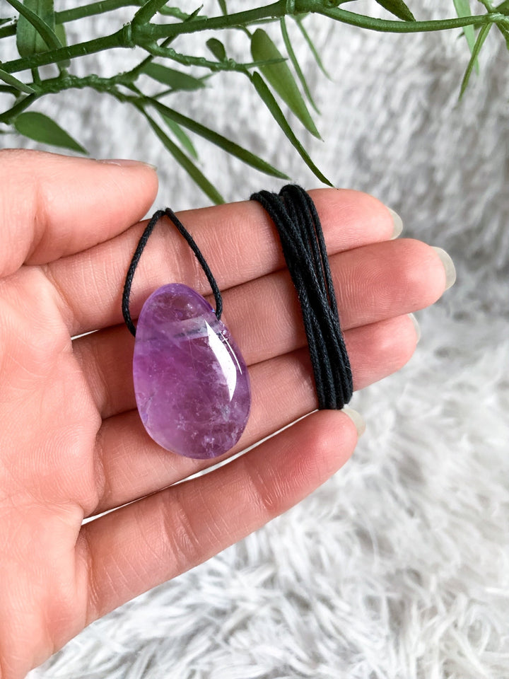 Amethyst Anhänger Oval - SoulGlow