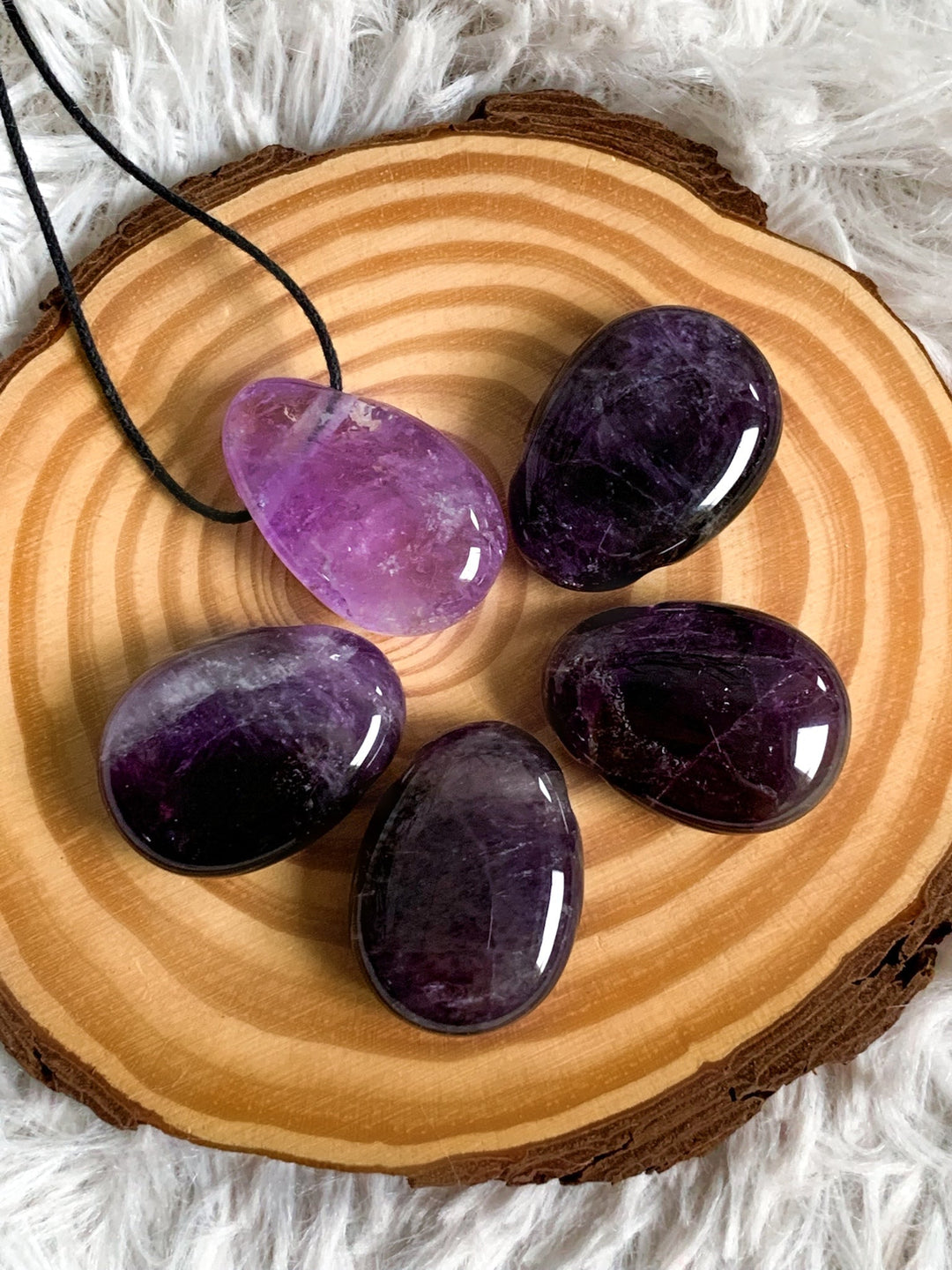 Amethyst Anhänger Oval - SoulGlow