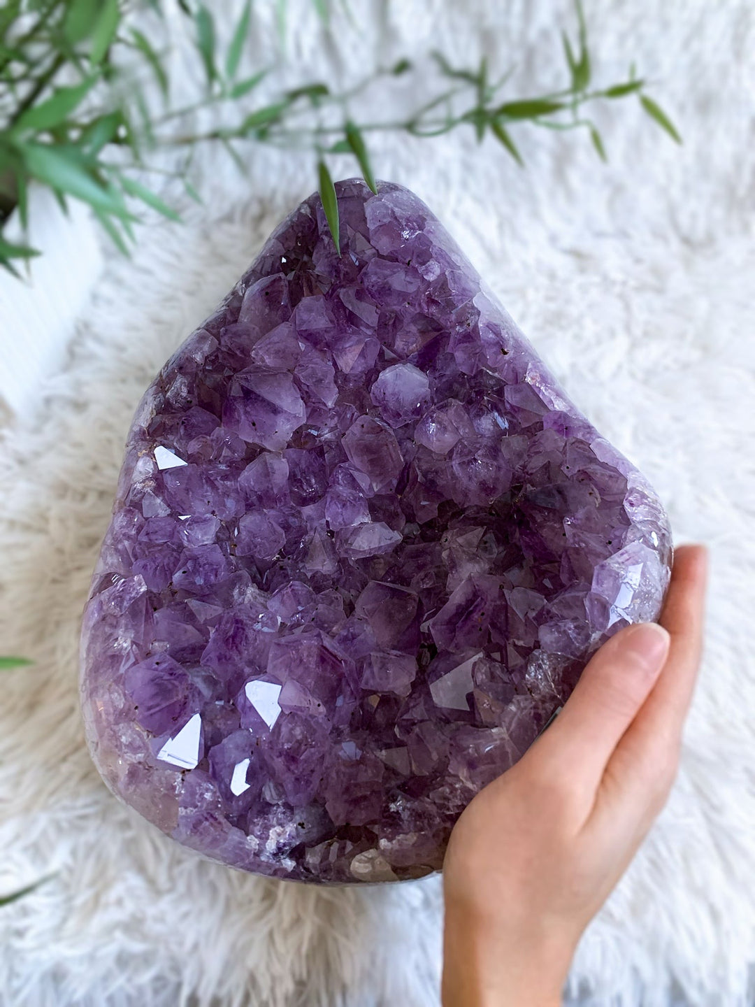 Amethyst Drusenstück 8,7 Kg - SoulGlow - Amethyst, Aura, balance