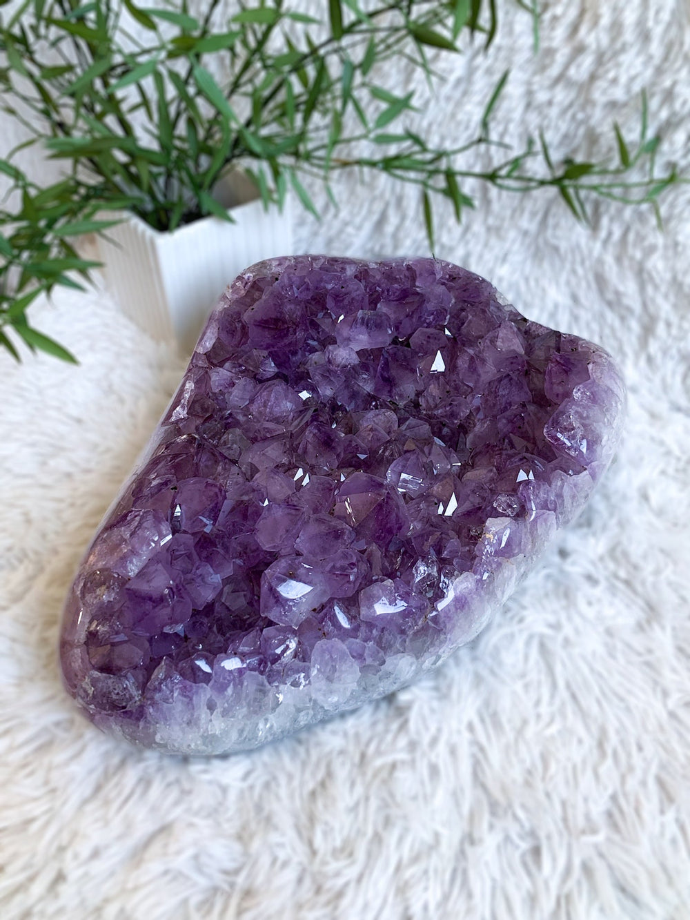 Amethyst Drusenstück 8,7 Kg - SoulGlow - Amethyst, Aura, balance