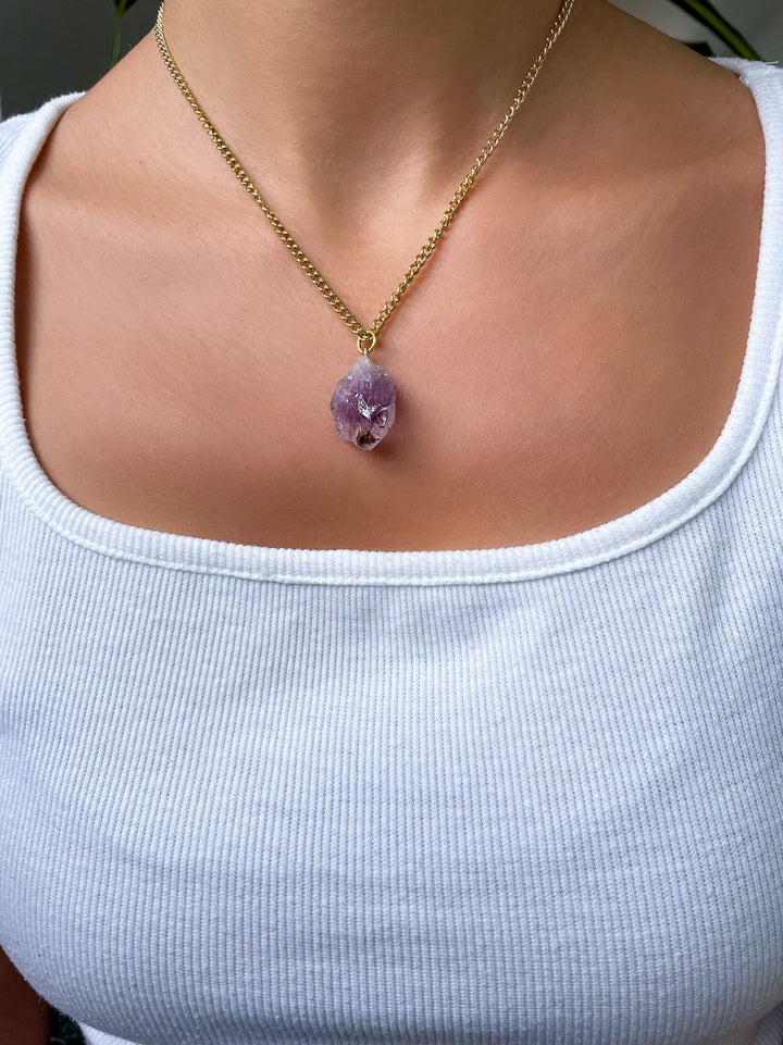 Amethyst Spitze Anhänger