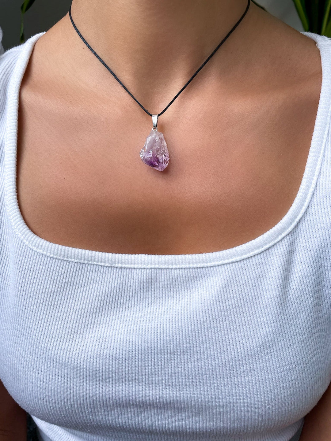 Amethyst Spitze Anhänger