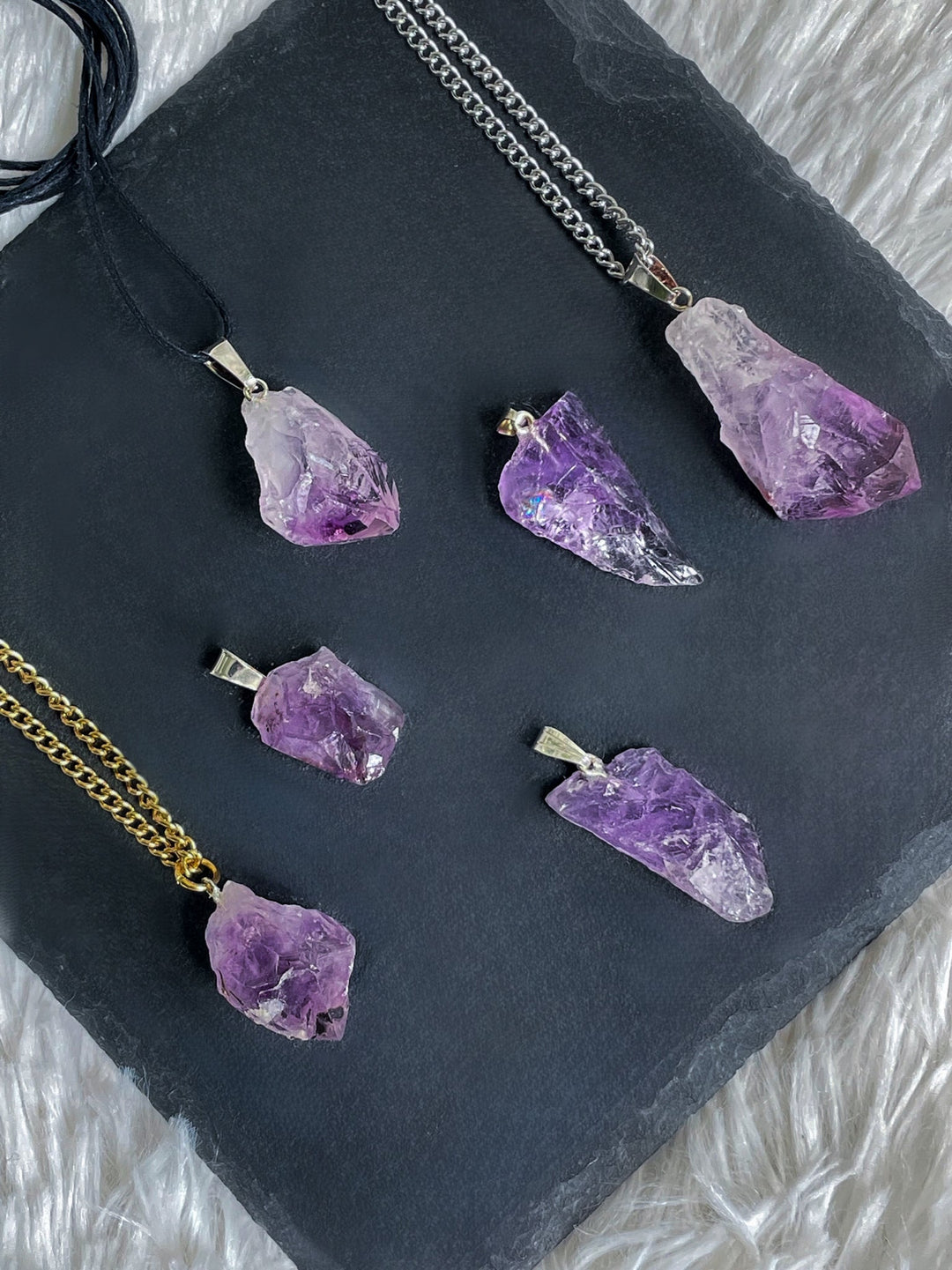 Amethyst Spitze Anhänger