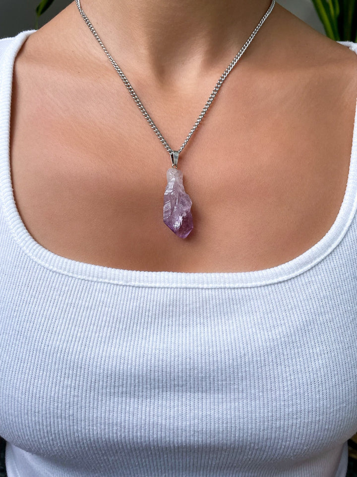 Amethyst Spitze Anhänger