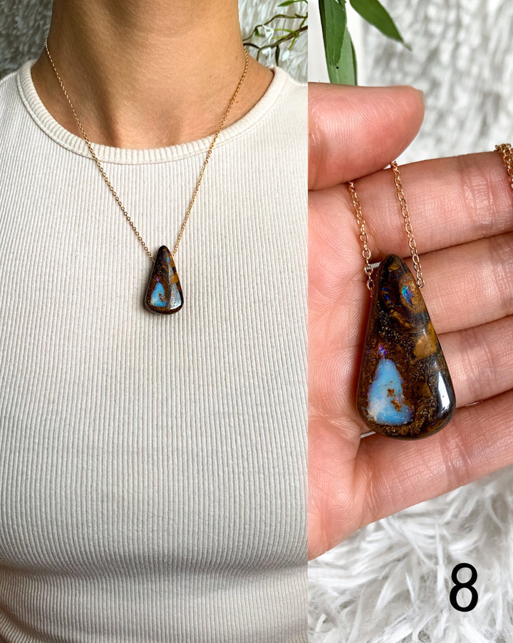 Boulder Opal Anhänger