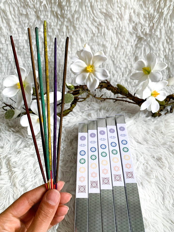 Chakra Räucherstäbchen + Halter - SoulGlow