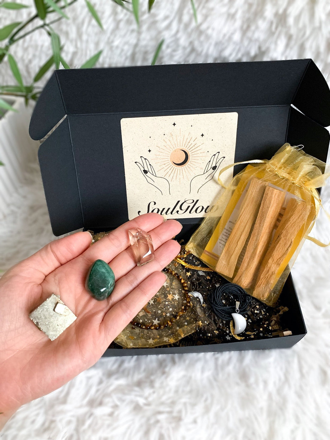 Geschenk Set mit 6 Artikeln | New Moon Abundance - Manifestation & Fülle