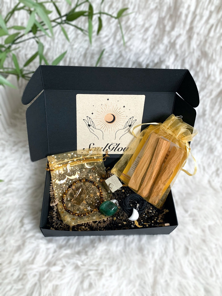 Geschenk Set mit 6 Artikeln | New Moon Abundance - Manifestation & Fülle