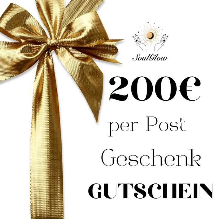 Gutschein per Post - Geschenkgutscheine - SoulGlow