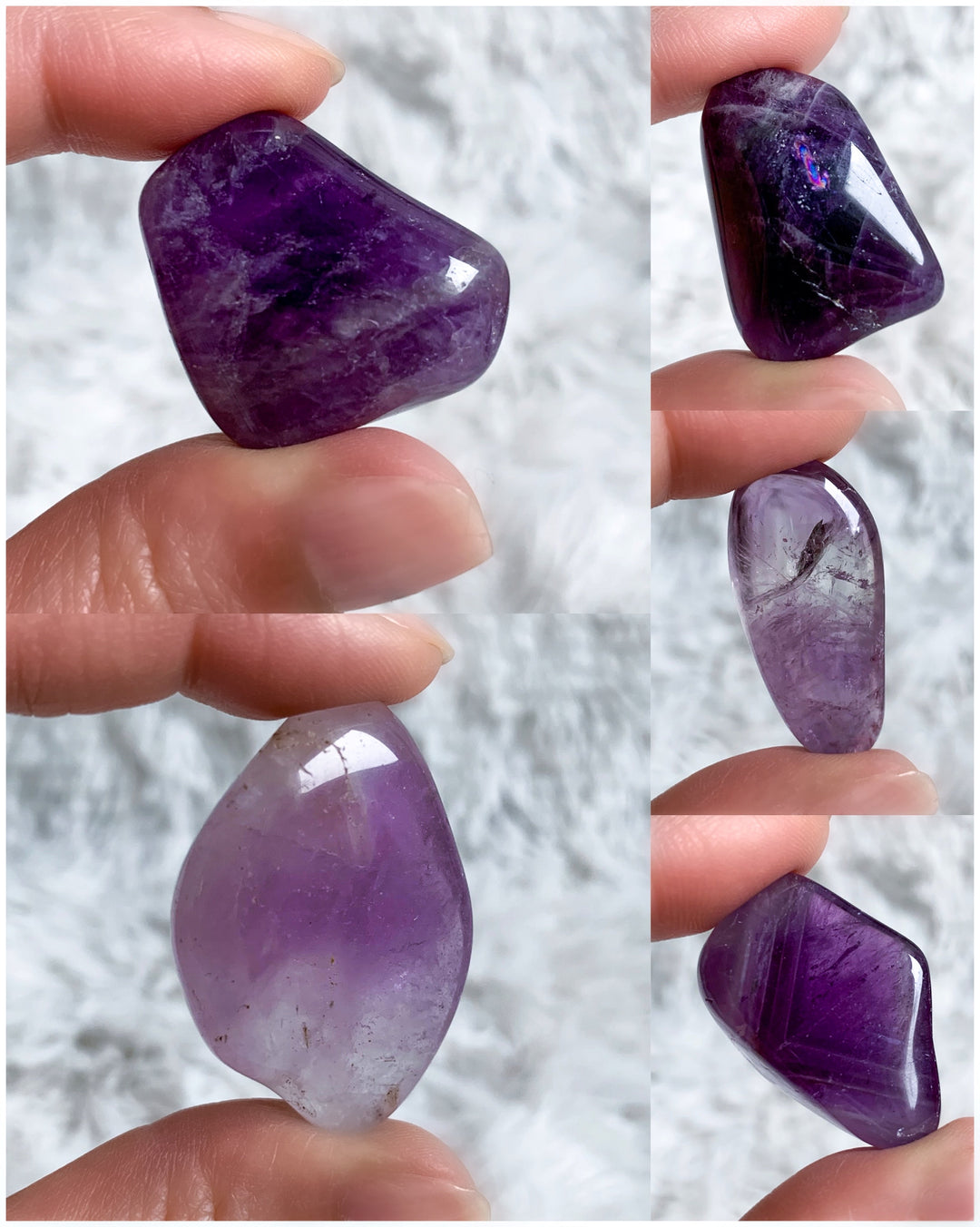 Kristall Starter Set | Amethyst, Bergkristall, Rosenquarz - SoulGlow