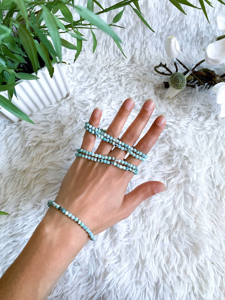 Larimar Kugelarmband M/L - SoulGlow