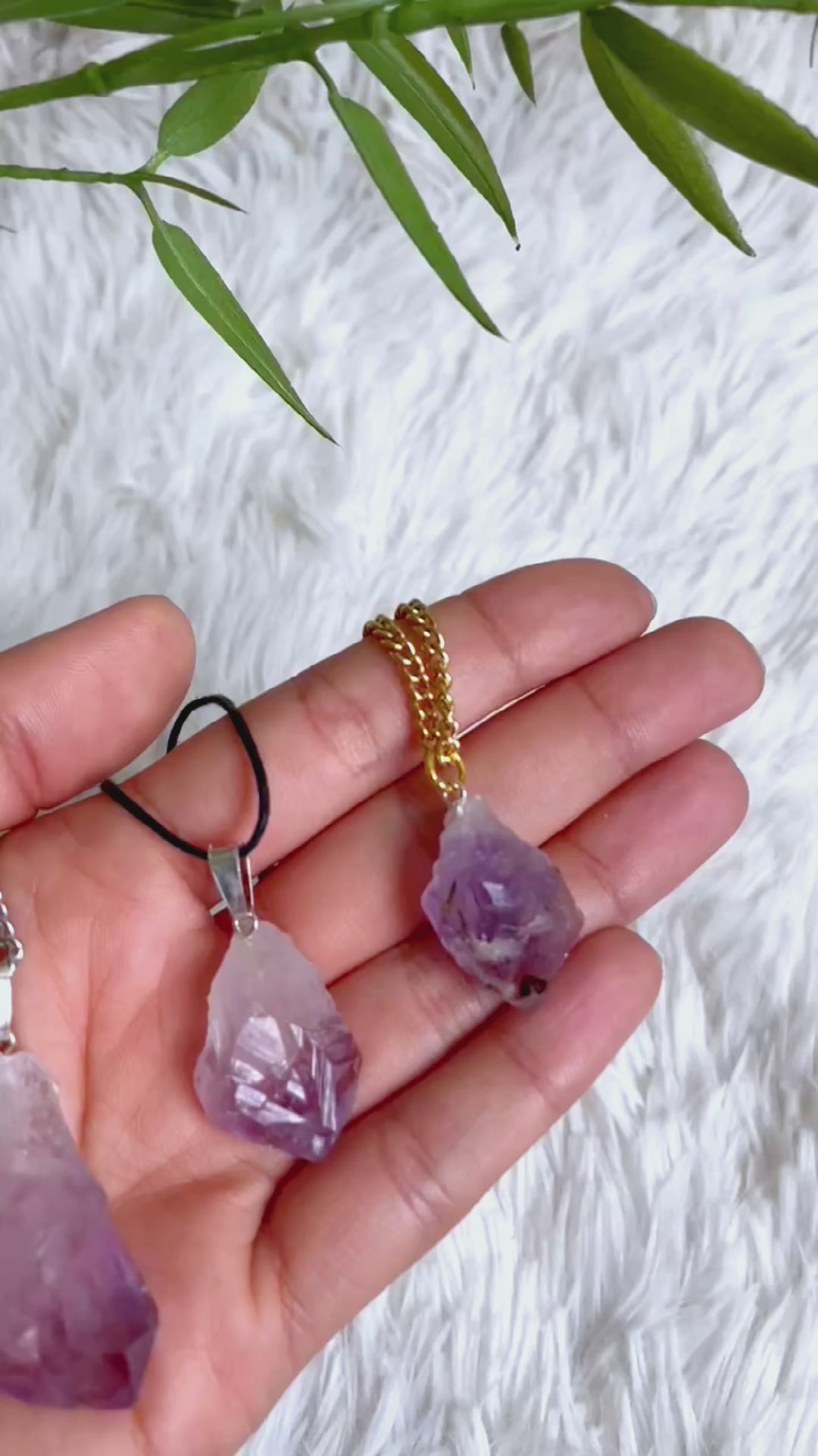 Amethyst Spitze Anhänger