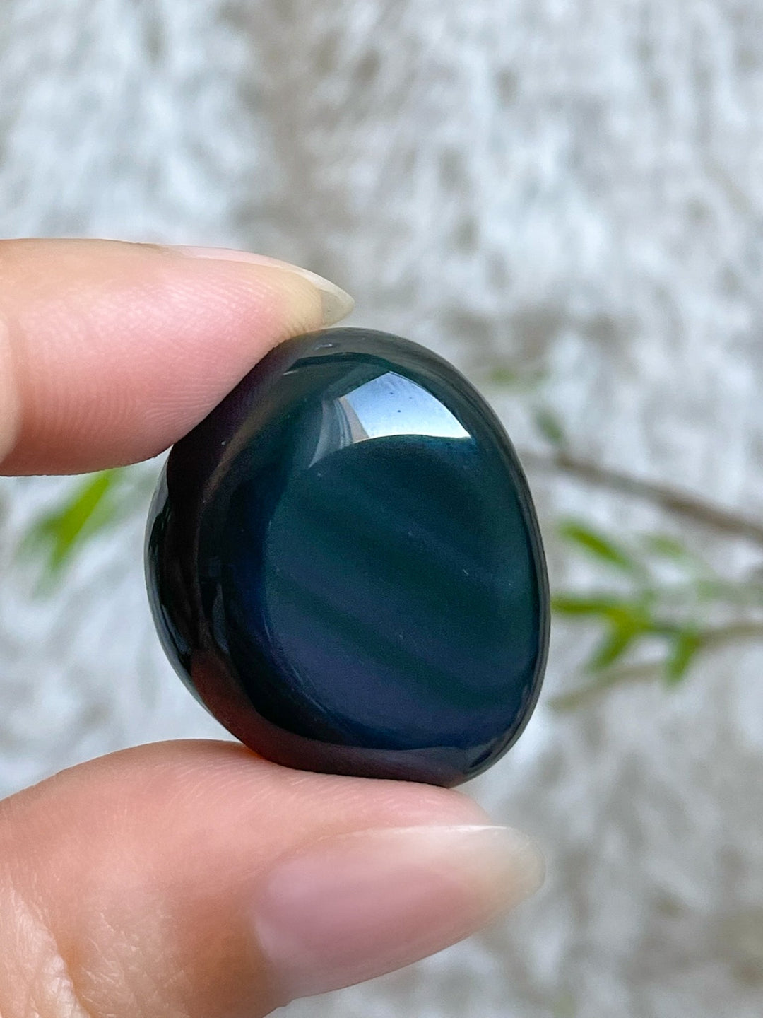 Regenbogen Obsidian Trommelstein - SoulGlow