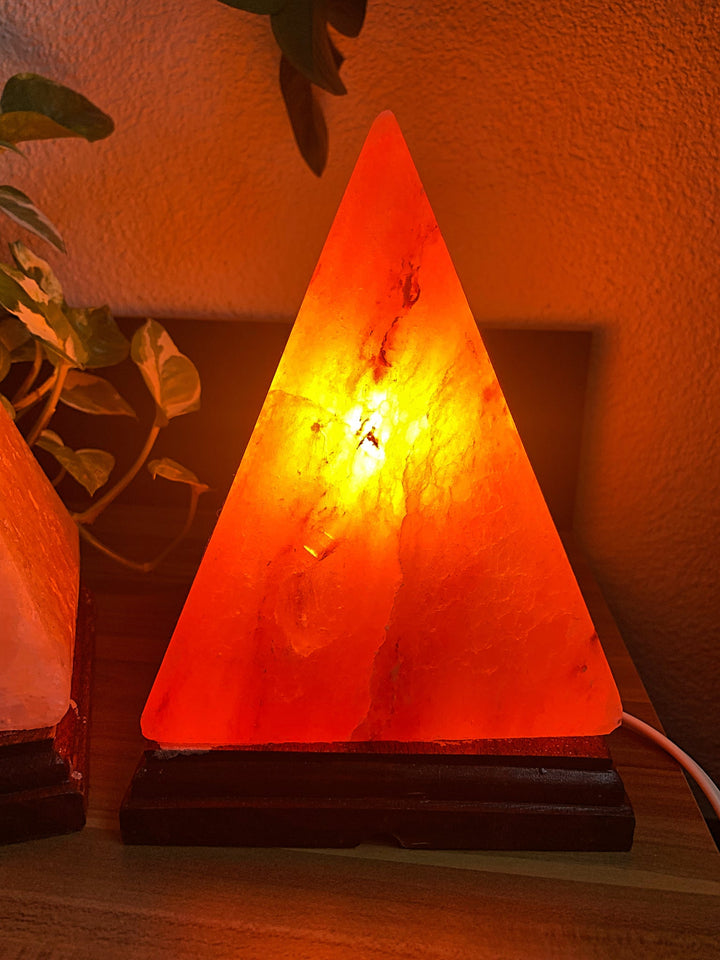 Salzkristall Lampe Pyramide